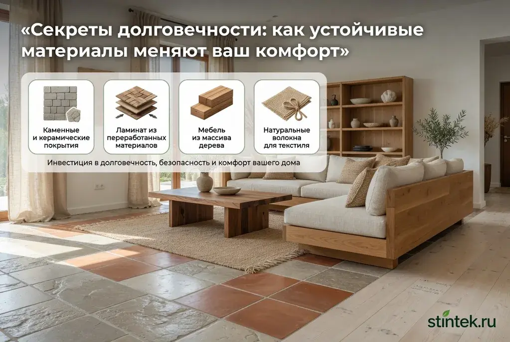 Секреты долговечности: как устойчивые материалы меняют ваш комфорт