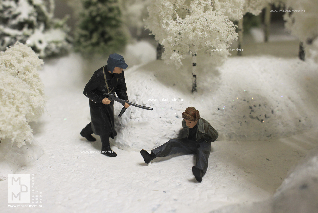 макет облачный полк ТЮЗ