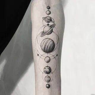 Татуировка планета