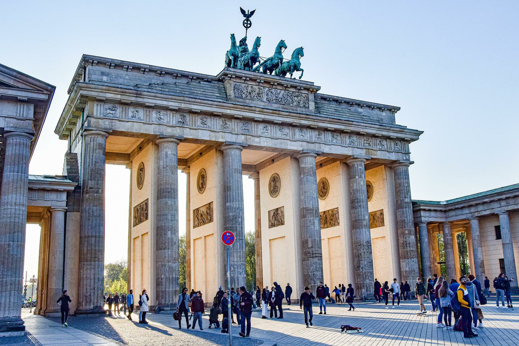 Бранденбургские ворота Берлин 1791