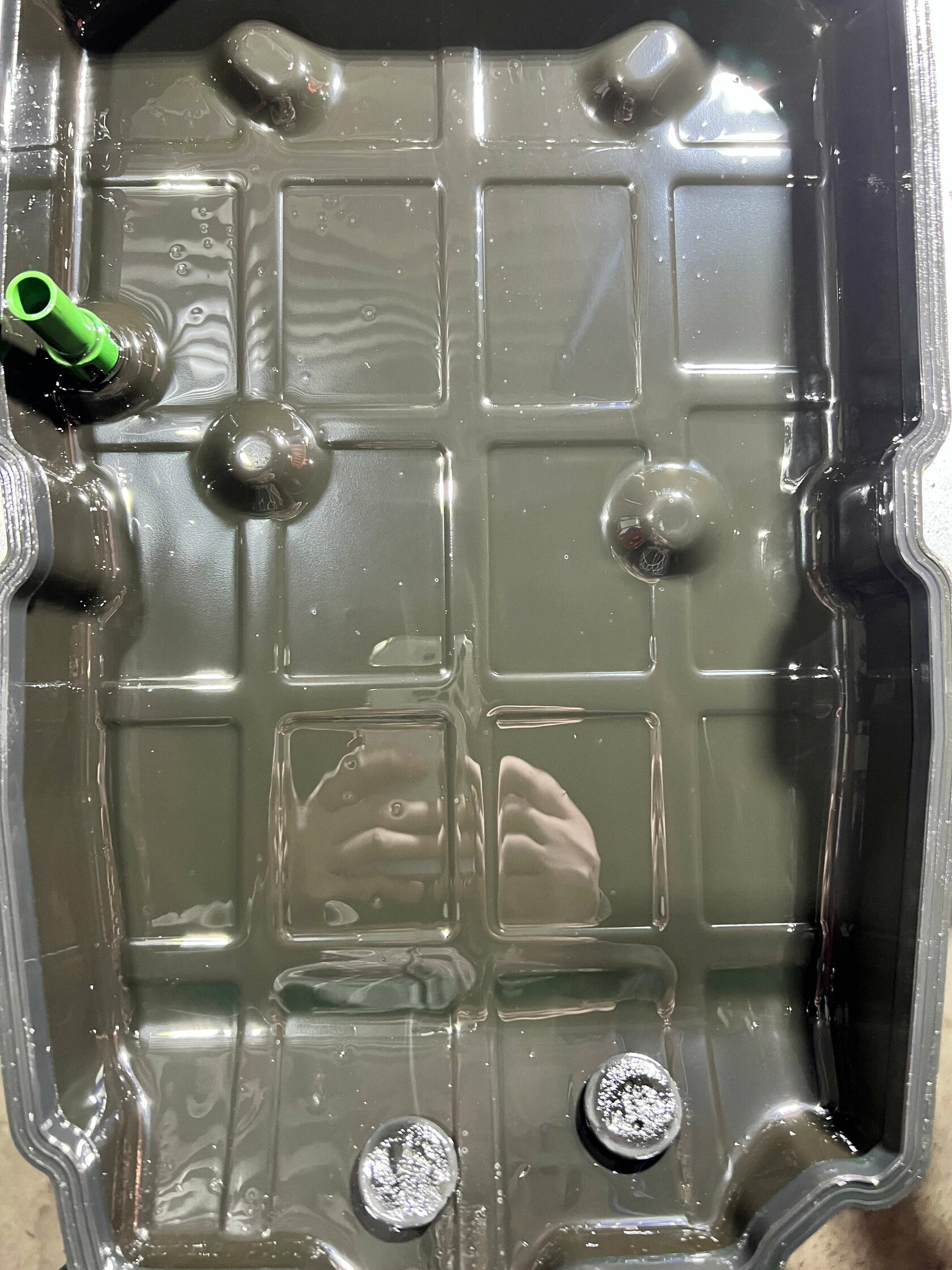 Состояние магнитов в поддоне Mercedes