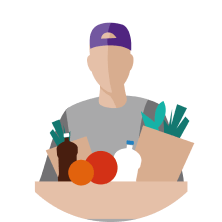 Иллюстрация курьера