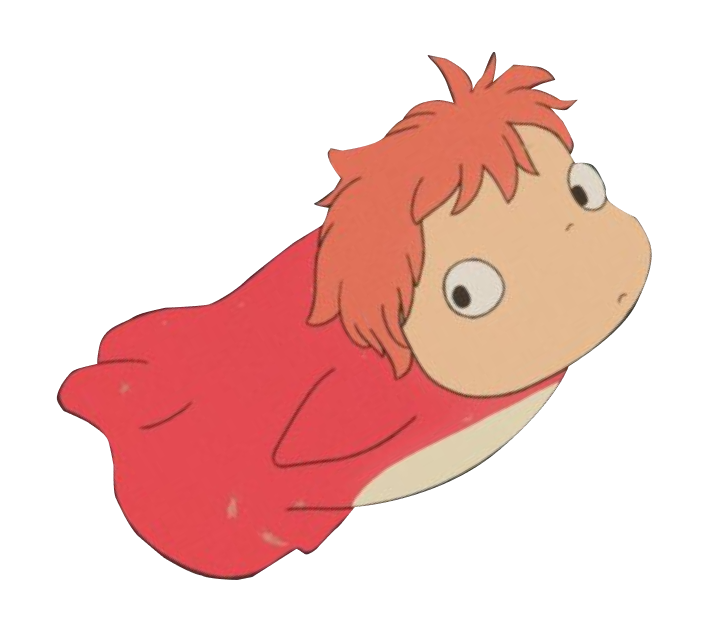 red fish with a girl`s face