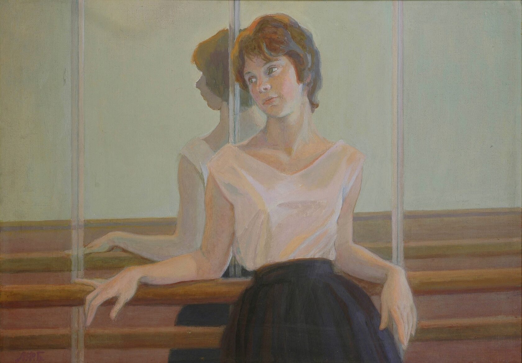 Фролова-Багреева Л.Ф. В хореографическом кружке. 1975