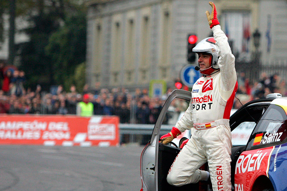 Карлос Сайнс, Citroën Xsara WRC, показательные выступления в Мадриде 2004