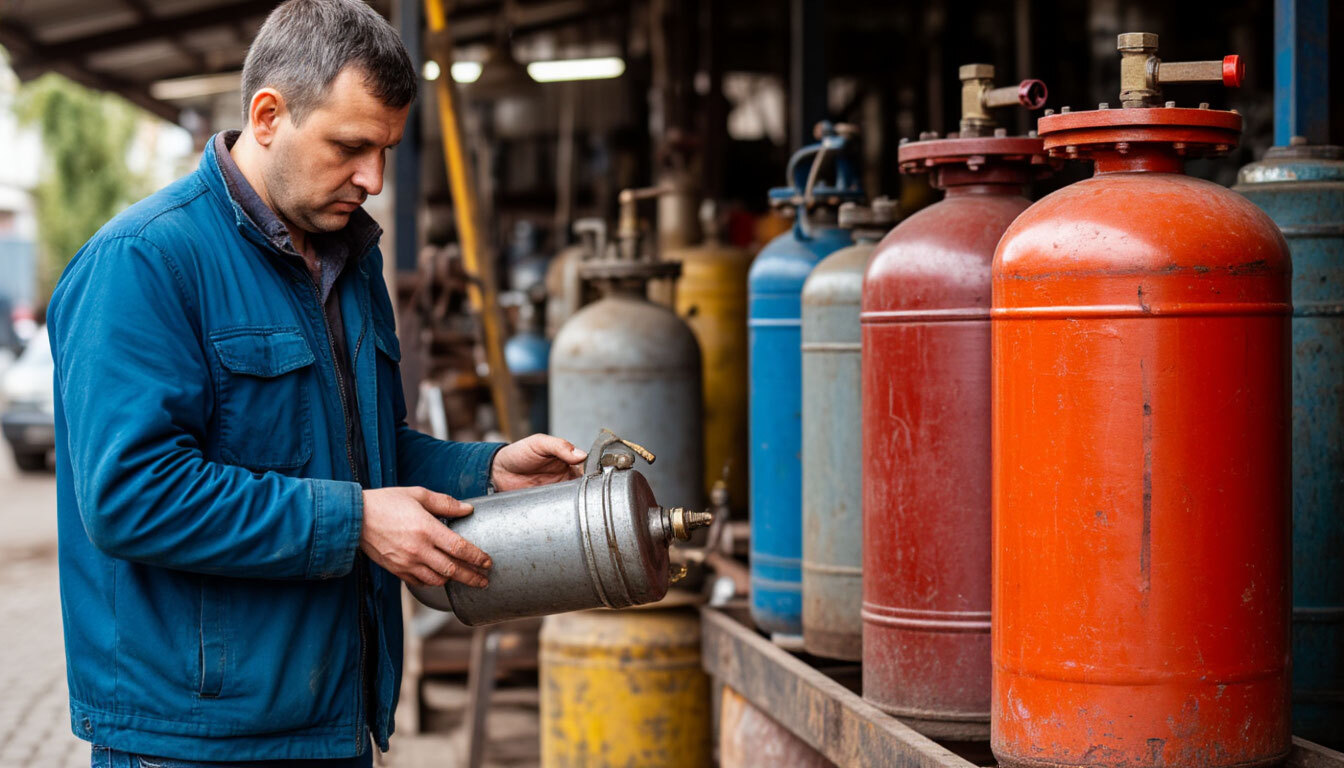 Принимают ли в металлолом газовые баллоны