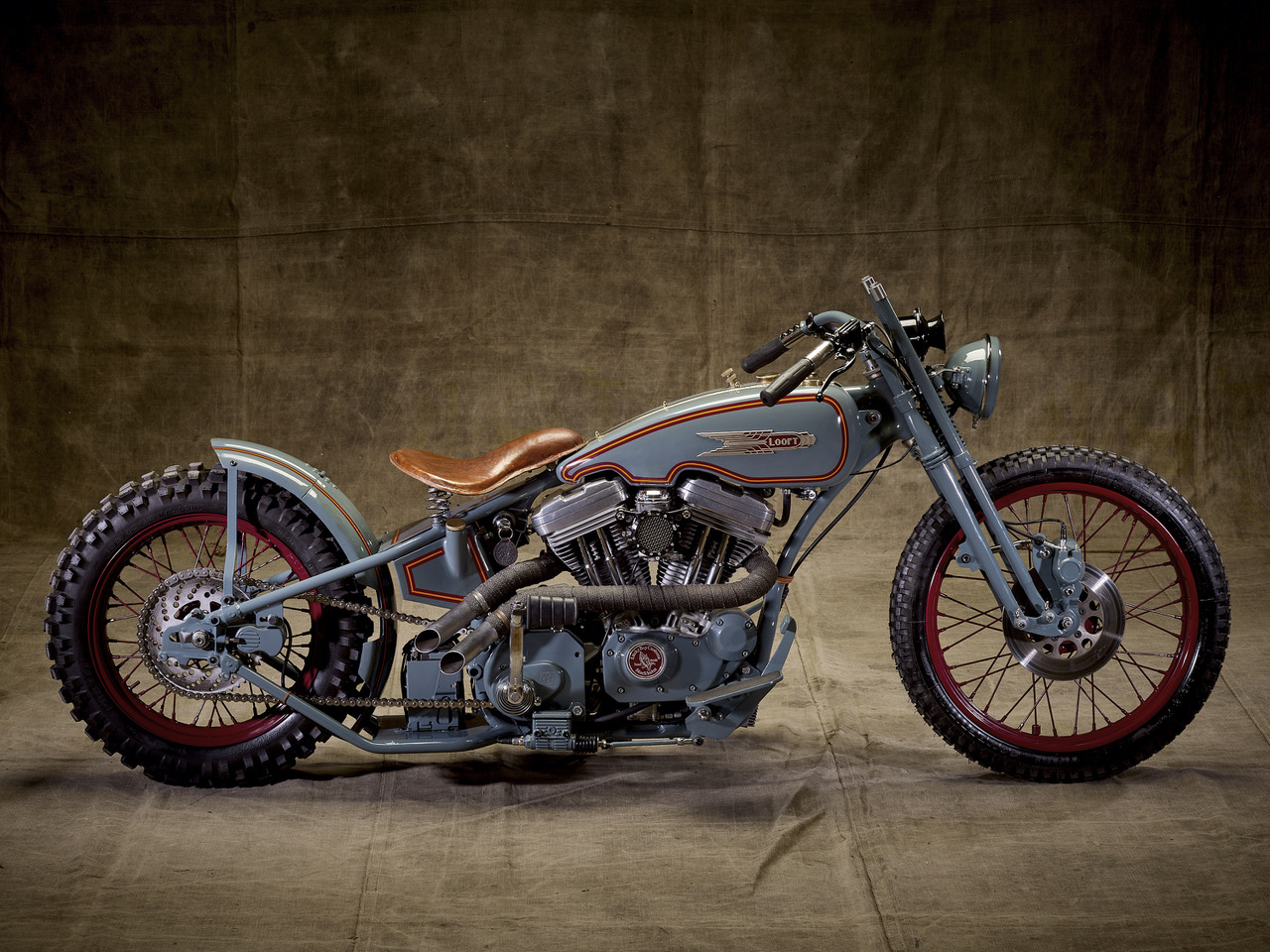 Винтажный Harley Hillclimber от Lucky Boy Customs | блог ТРК СпортЕХ