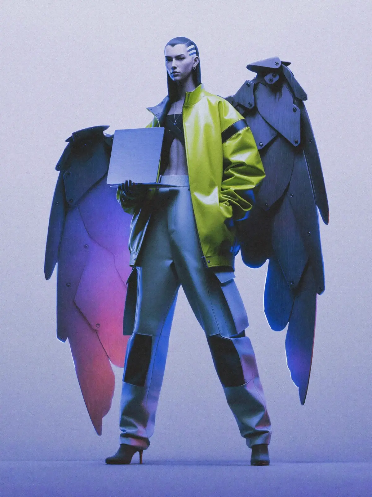 Winged character — вариант 4