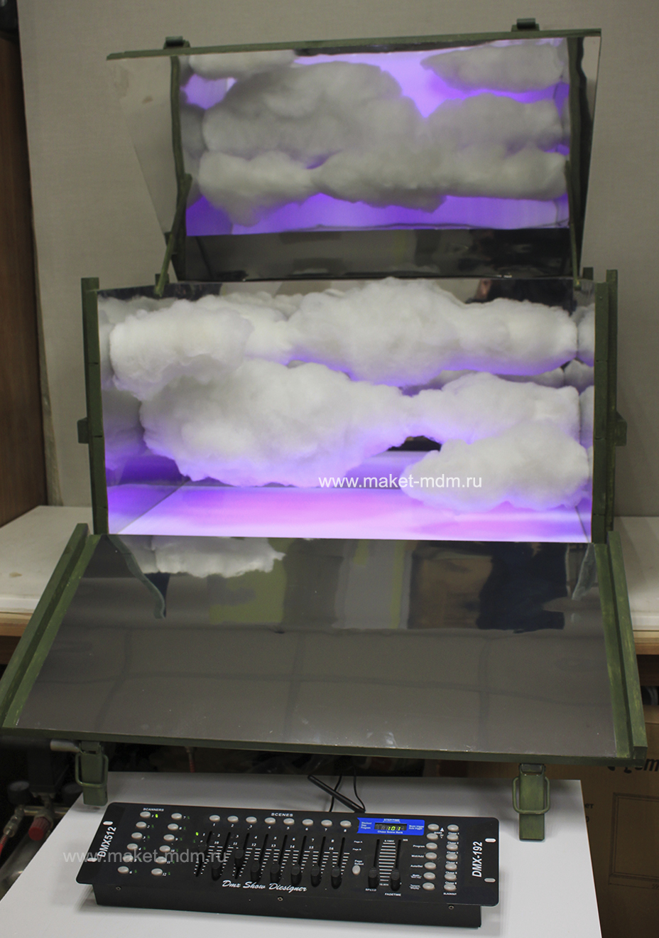 макет облачный полк ТЮЗ