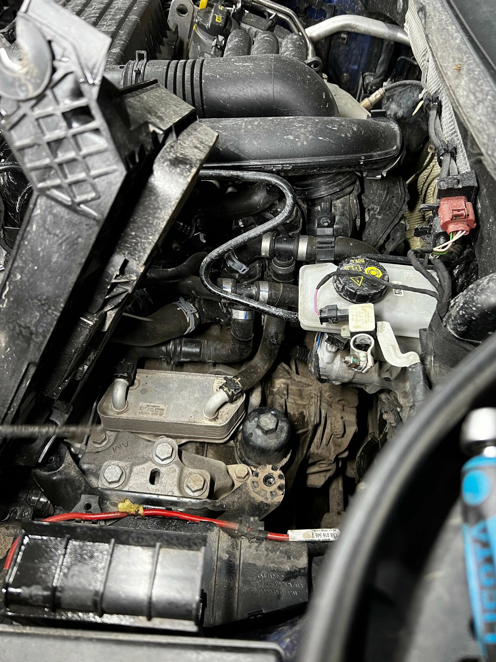 Очистка корпуса DSG после замены фильтра