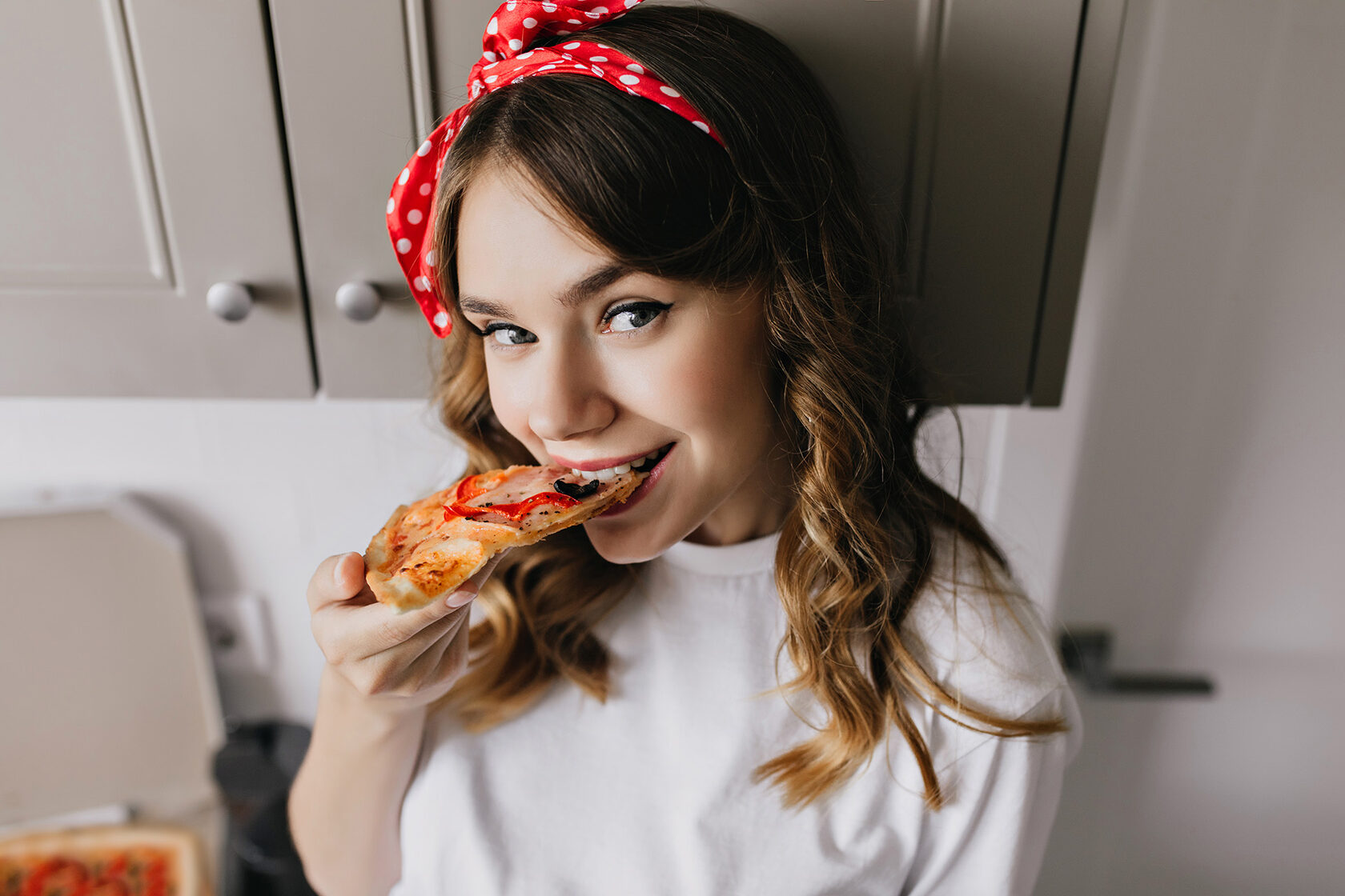 фотосессия с пиццей девушка фото 101