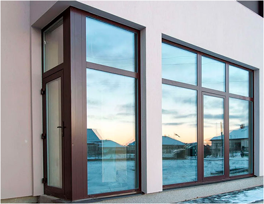 Остекление дома теплым алюминием