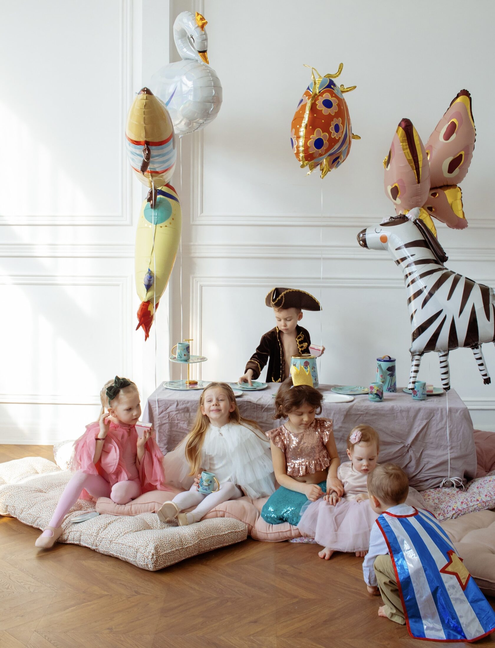 Детская фотосессия на матрасах