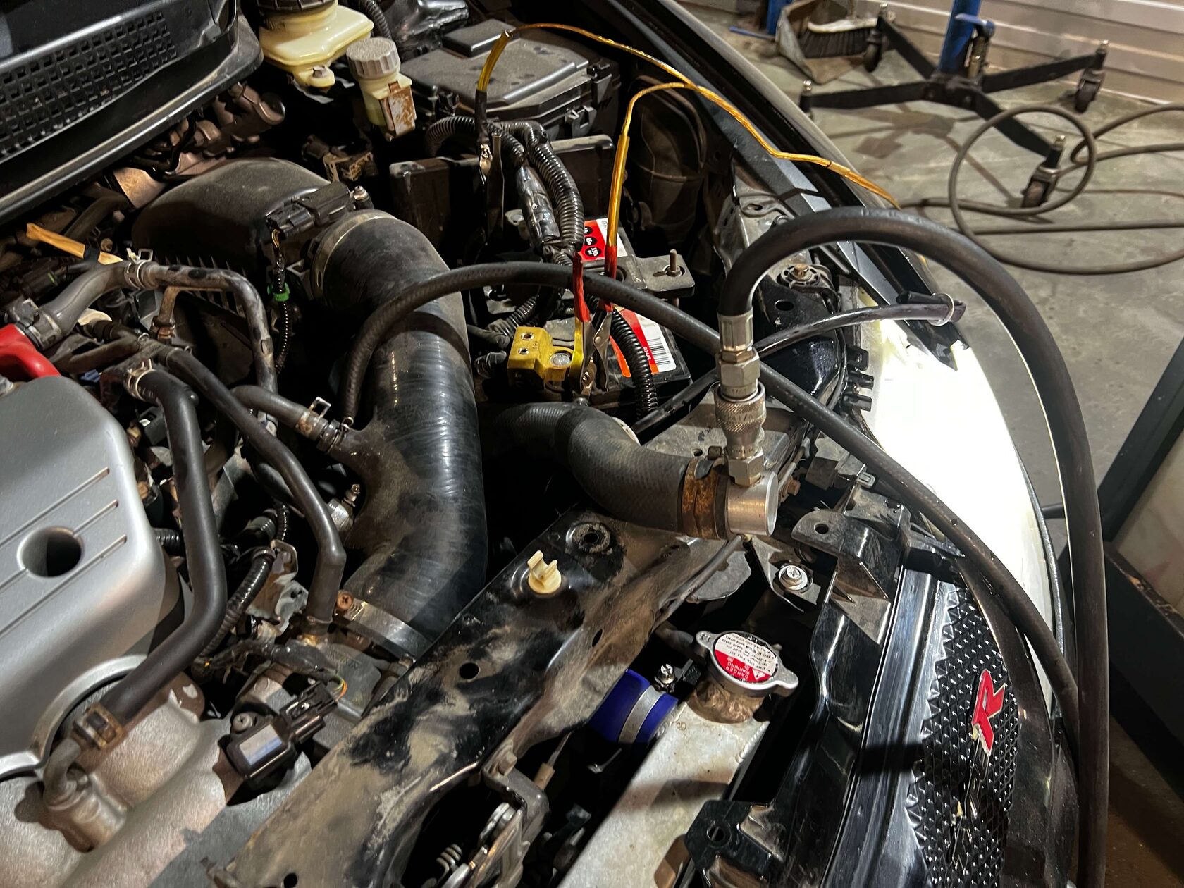 Подключение станции для замены антифриза Honda