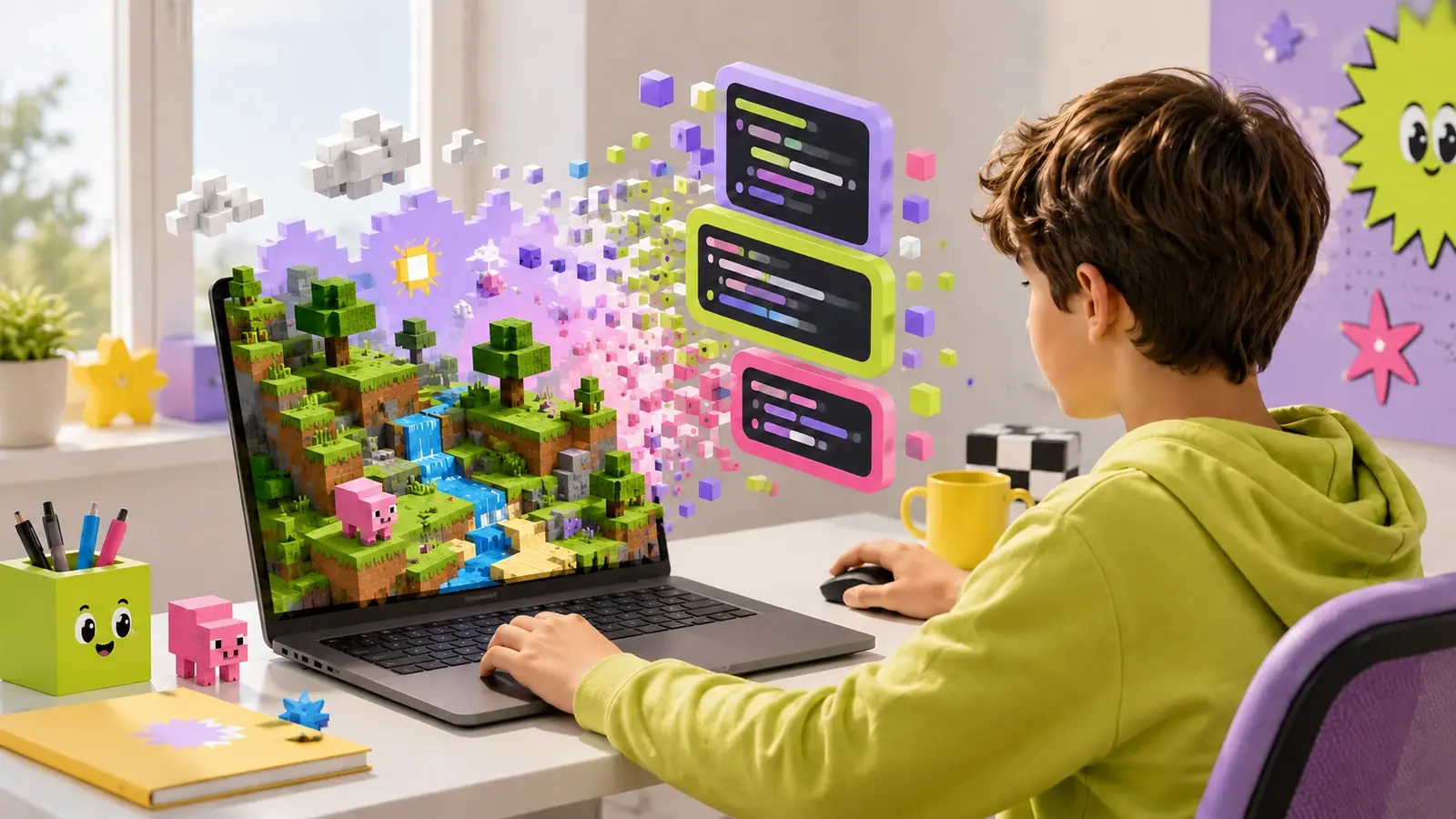 Программирование в Minecraft: путь от знакомого игрового мира к собственным алгоритмам
