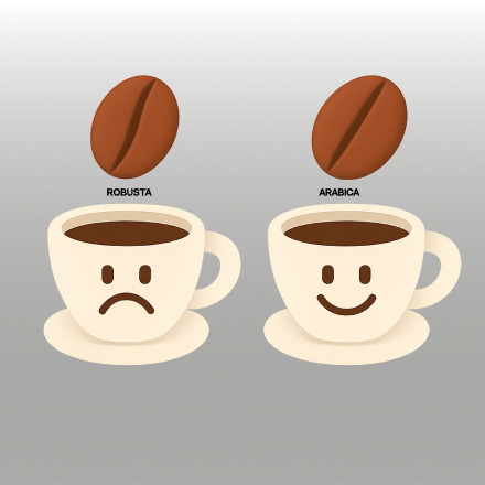 разница между арабикой и робустой  арабика и робуста отличие  чем арабика отличается от робусты  арабика vs робуста  арабика или робуста что лучше