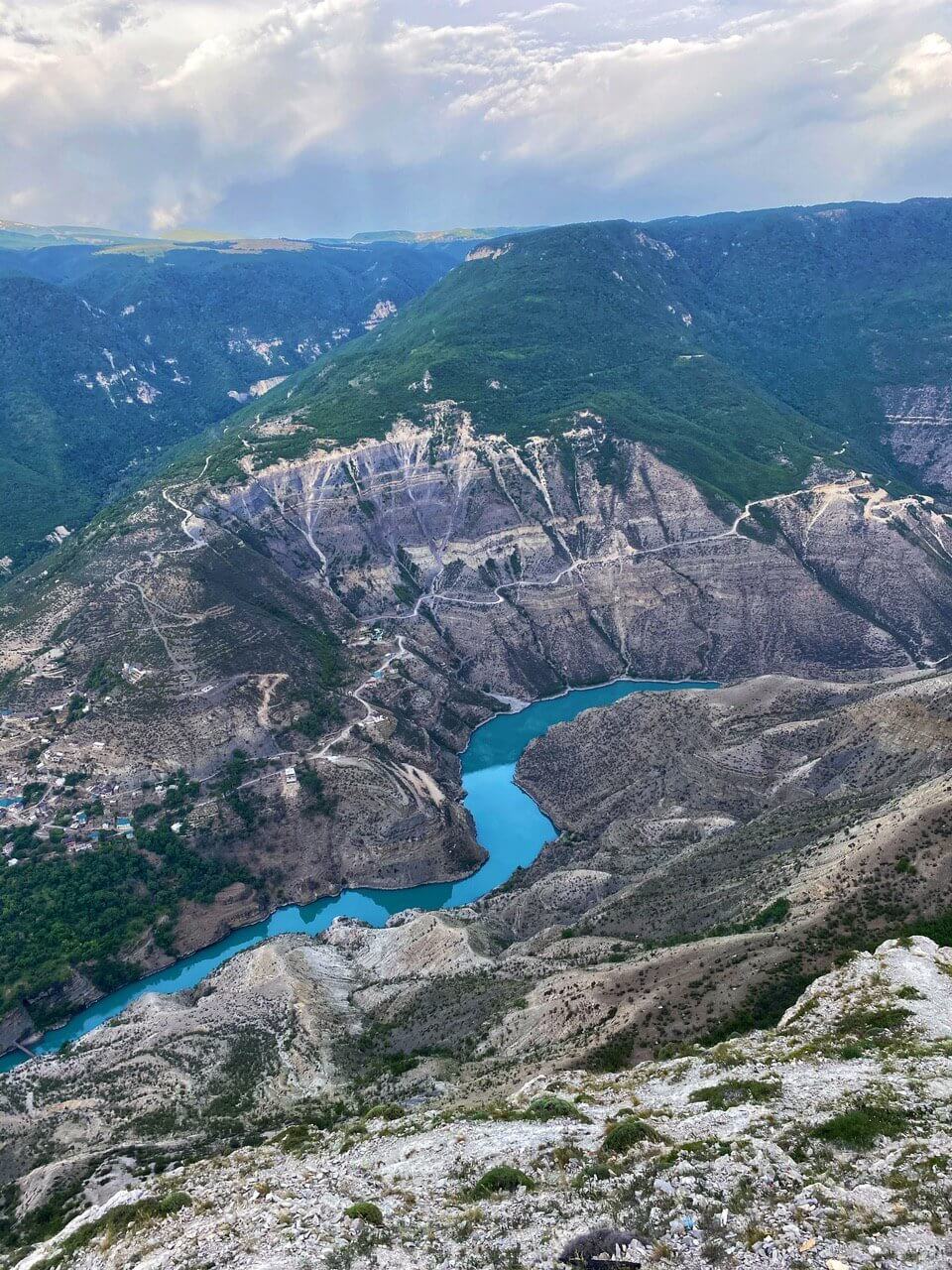 Фото на каньоне в дагестане