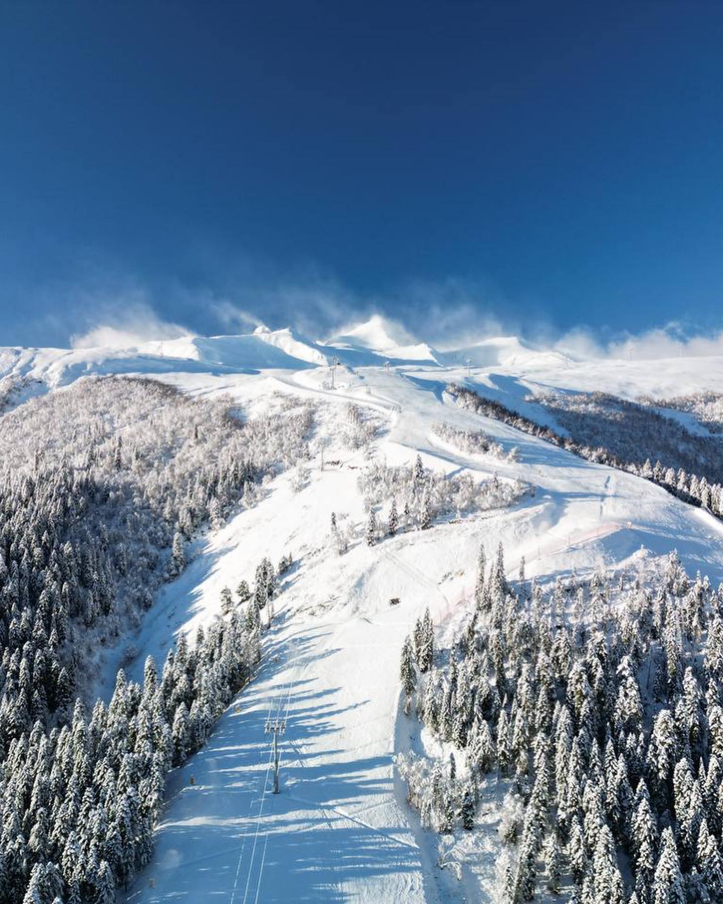 Зимний пейзаж Архыза