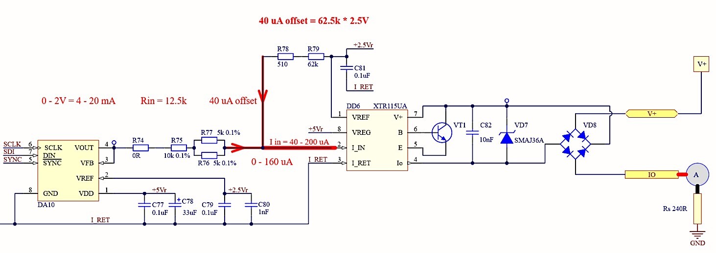 Драйвер токовой петли