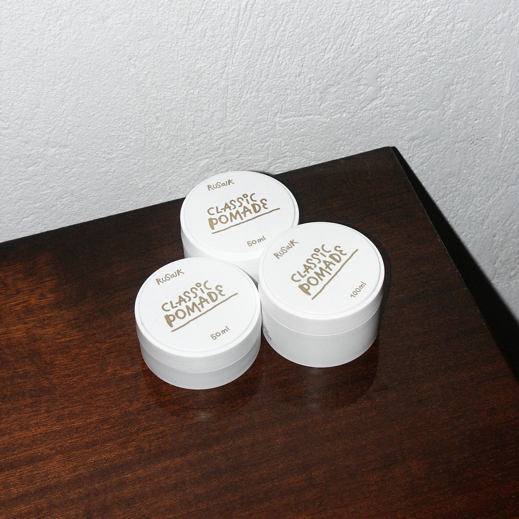 Помада для волос Rusak classic pomade для классичПомада для волос на водной основе Rusak classic pomade 50 ml, 100 ml