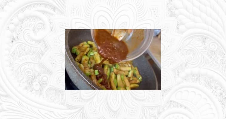 Приготовление кабачков, жареных по-корейски: шаг 9