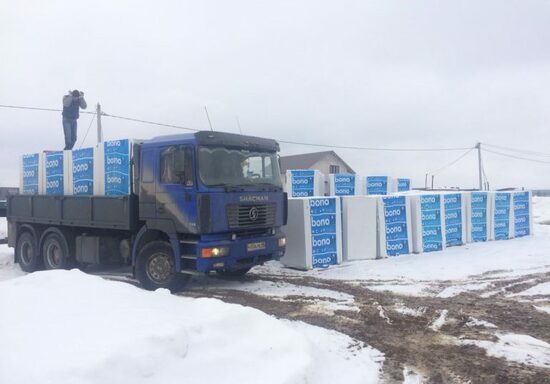 Bonolit. Газосиликатные блоки с доставкой и выгрузкой.