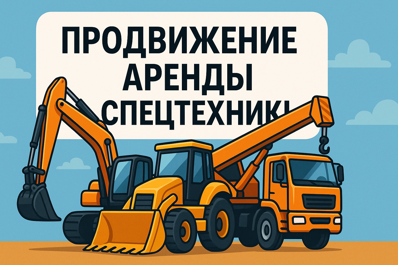 Продвижение и реклама аренды спецтехники
