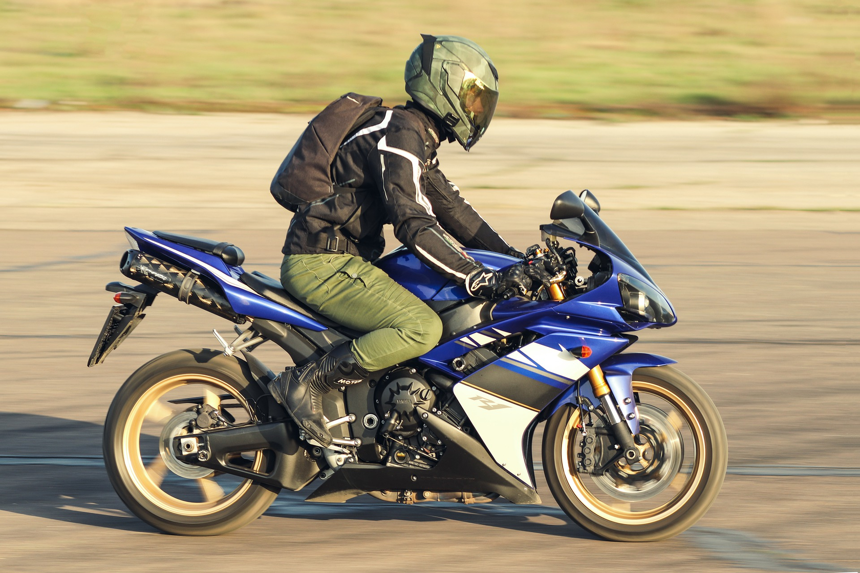 Rider Moto Yamaha