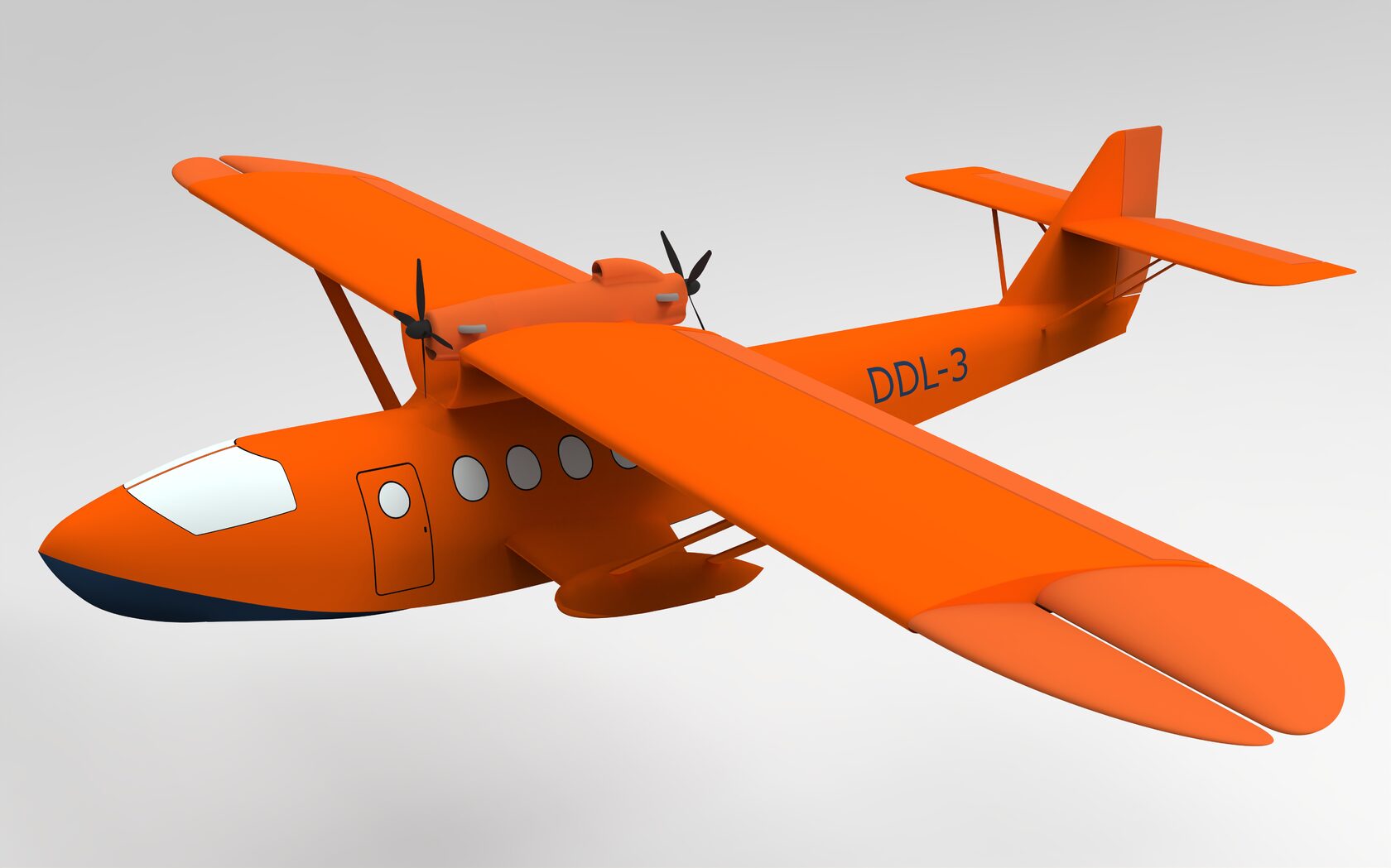 About amphibious aircraft DDL-3