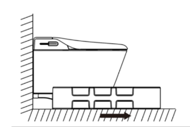 Cовмещение крепежных отверстий и закрепление умного унитаза биде ARROW