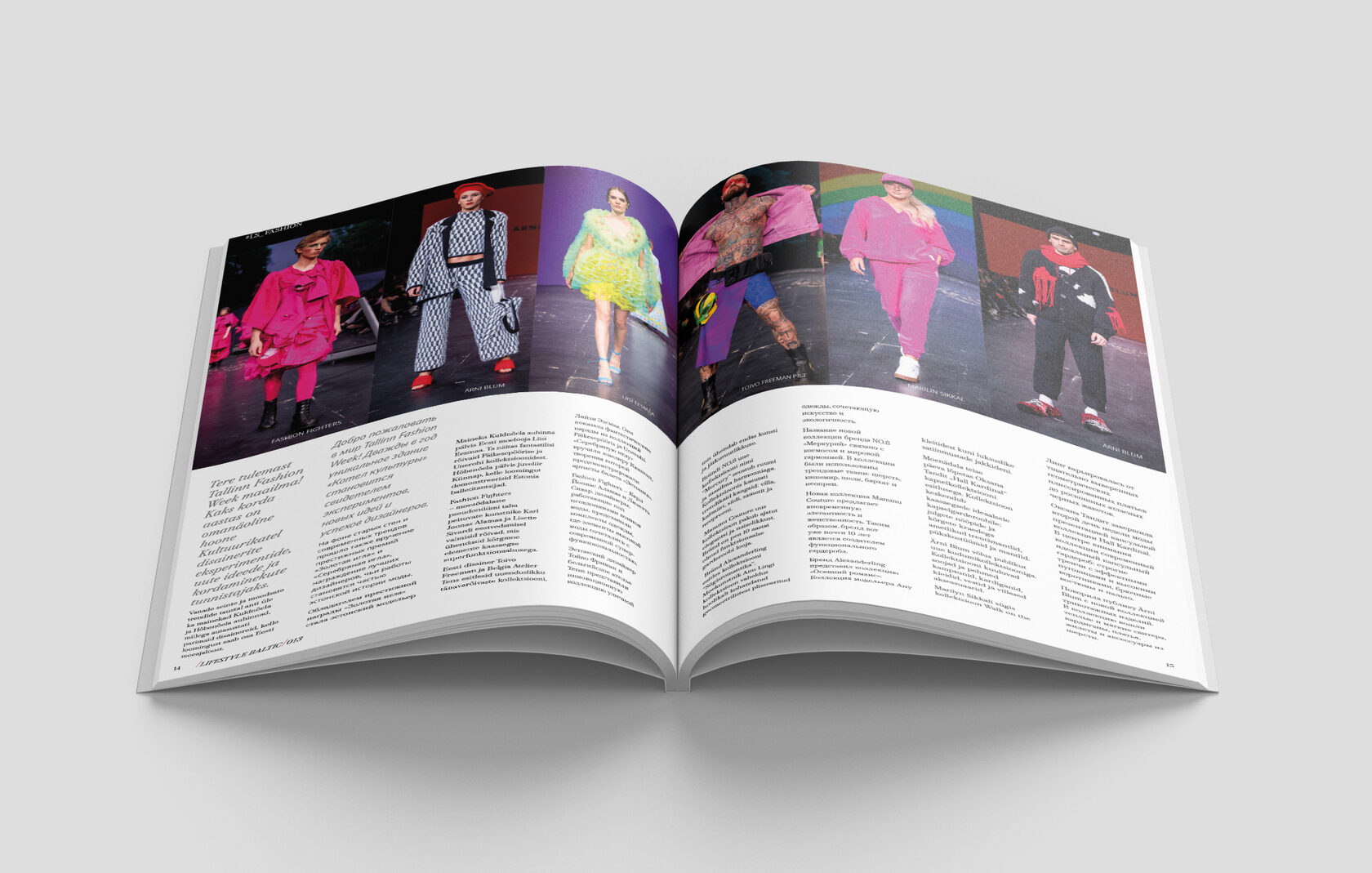 Lifestyle Baltic magazine layout