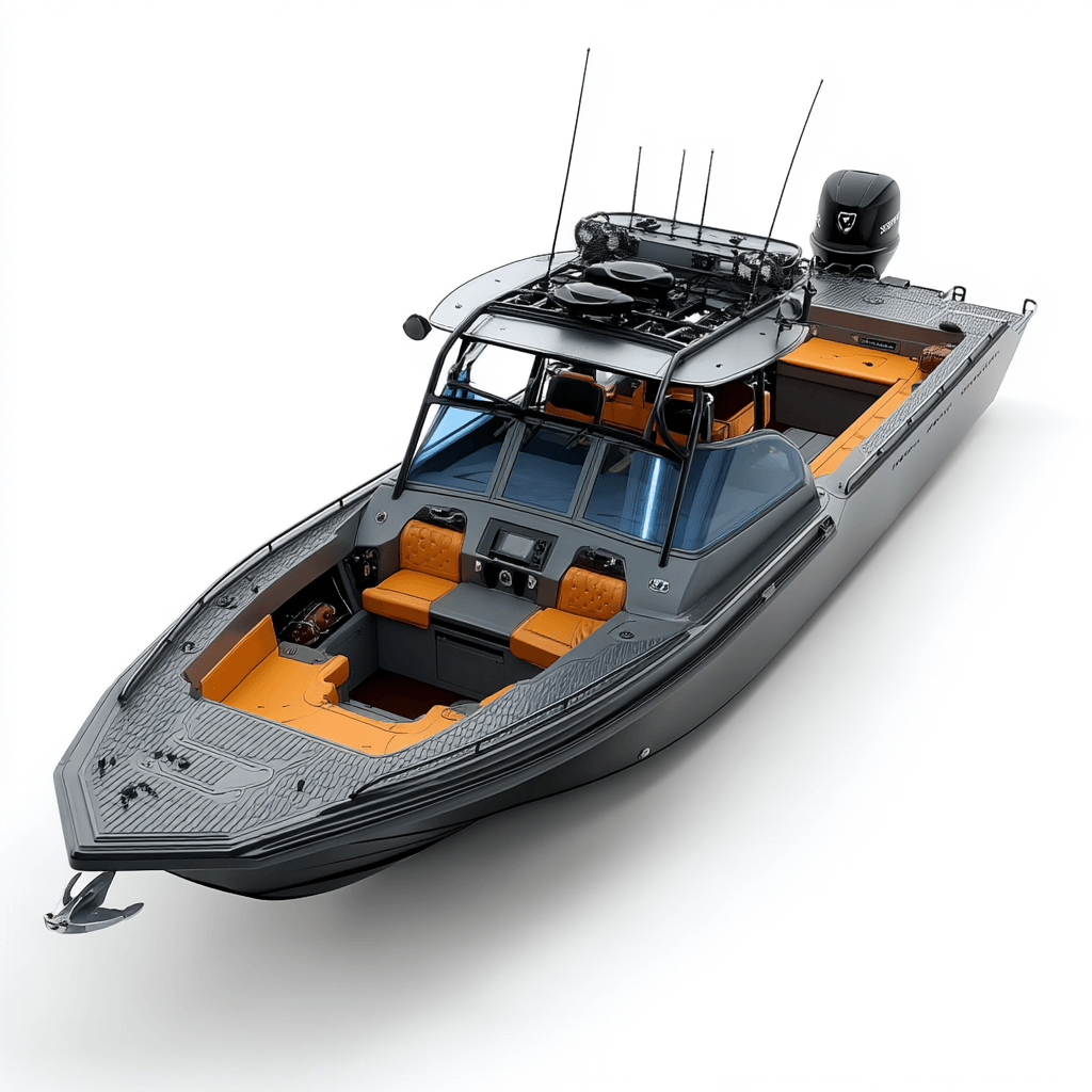 Катер для рыбалки из ПНД (HDPL) 