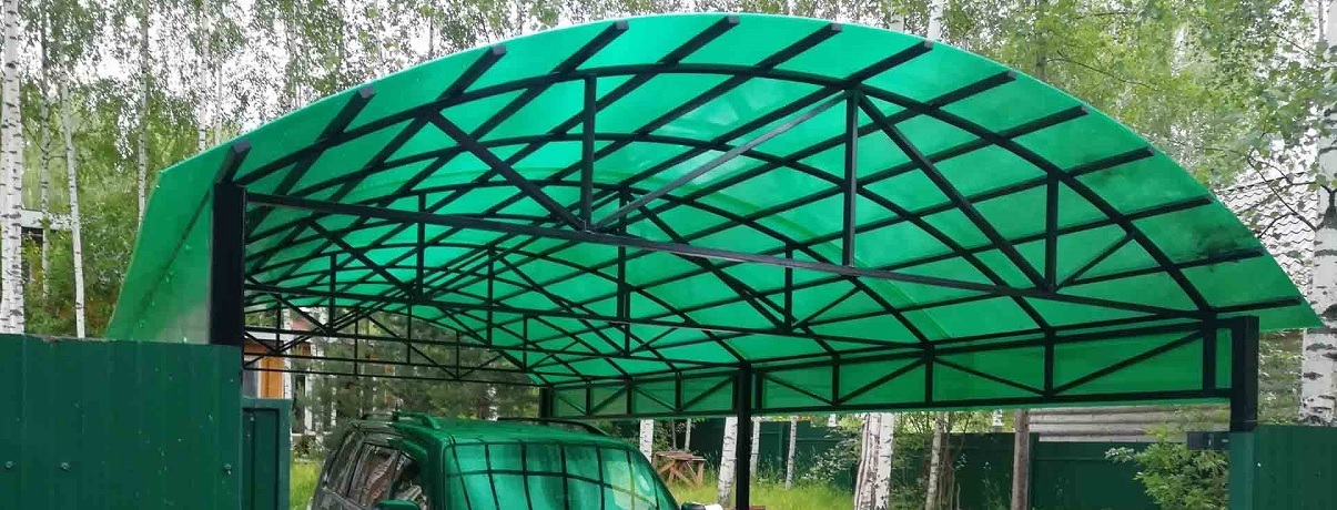 Купить Навесы для автомобилей под ключ в Александрове - Цены на ...