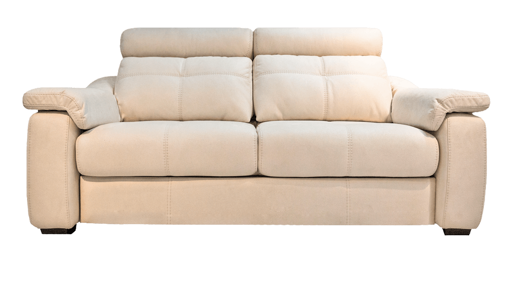 диван двухместный белый