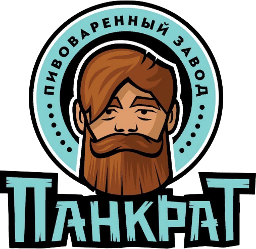Логотип пивоваренного завода "Панкрат"