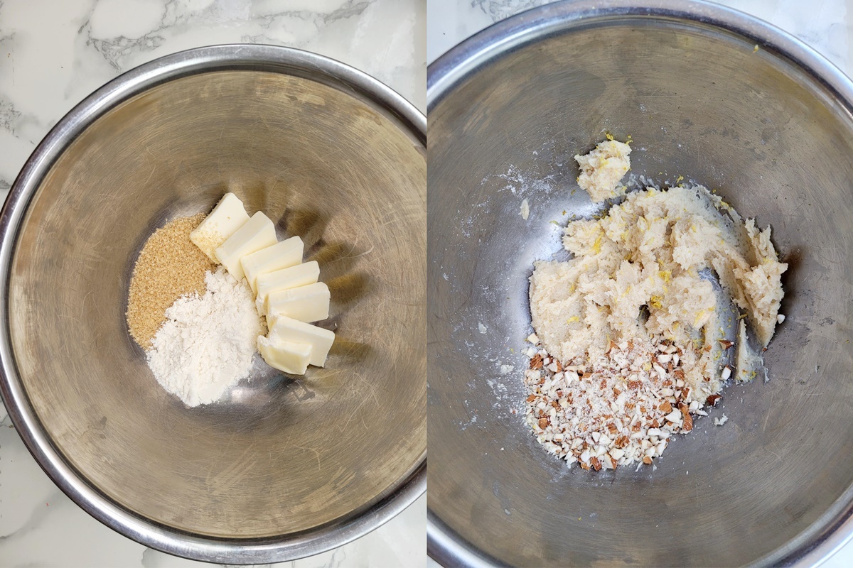Песочное тесто для творожного торта. Фото рецепт.
