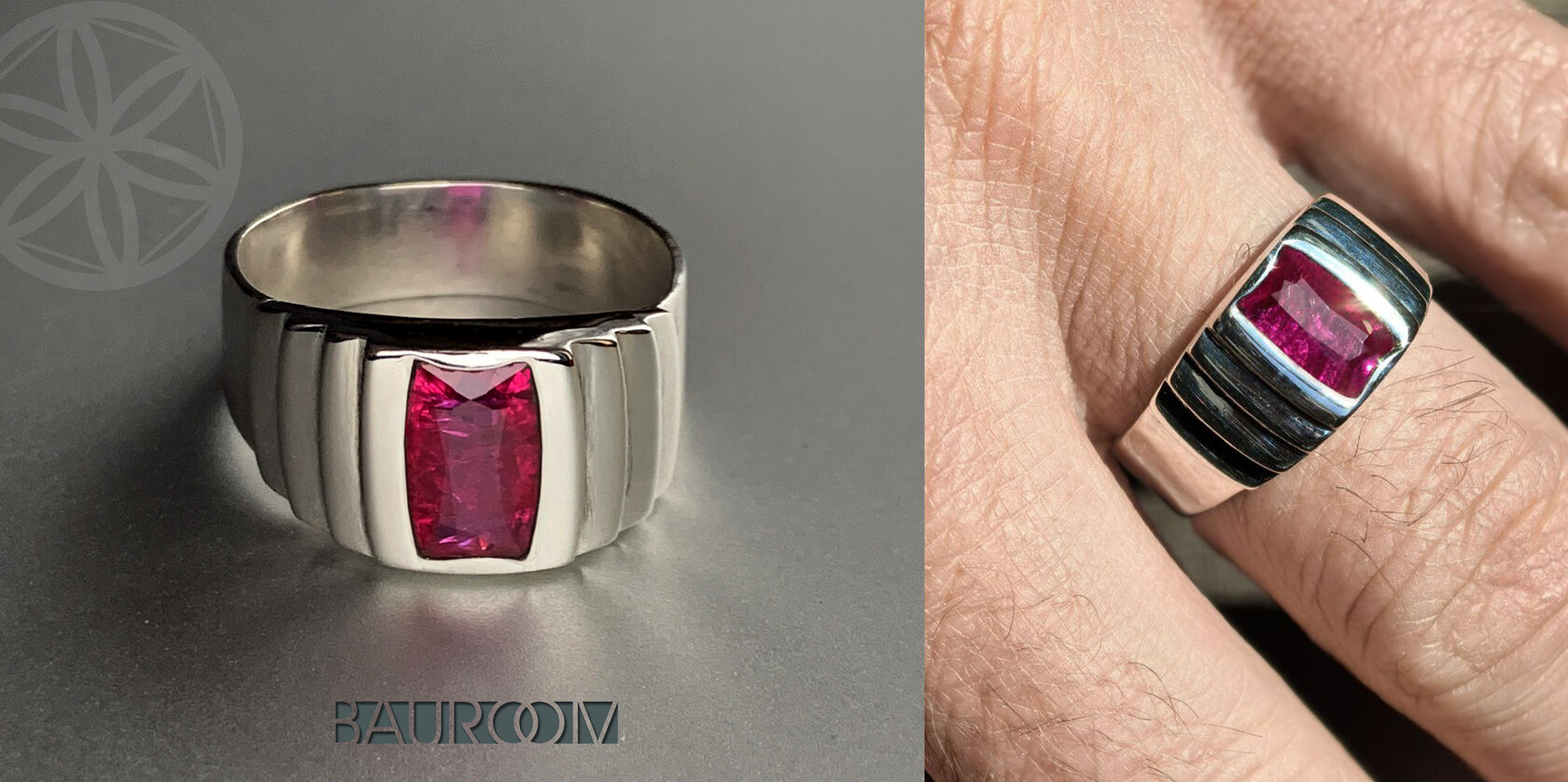 mens ruby ring