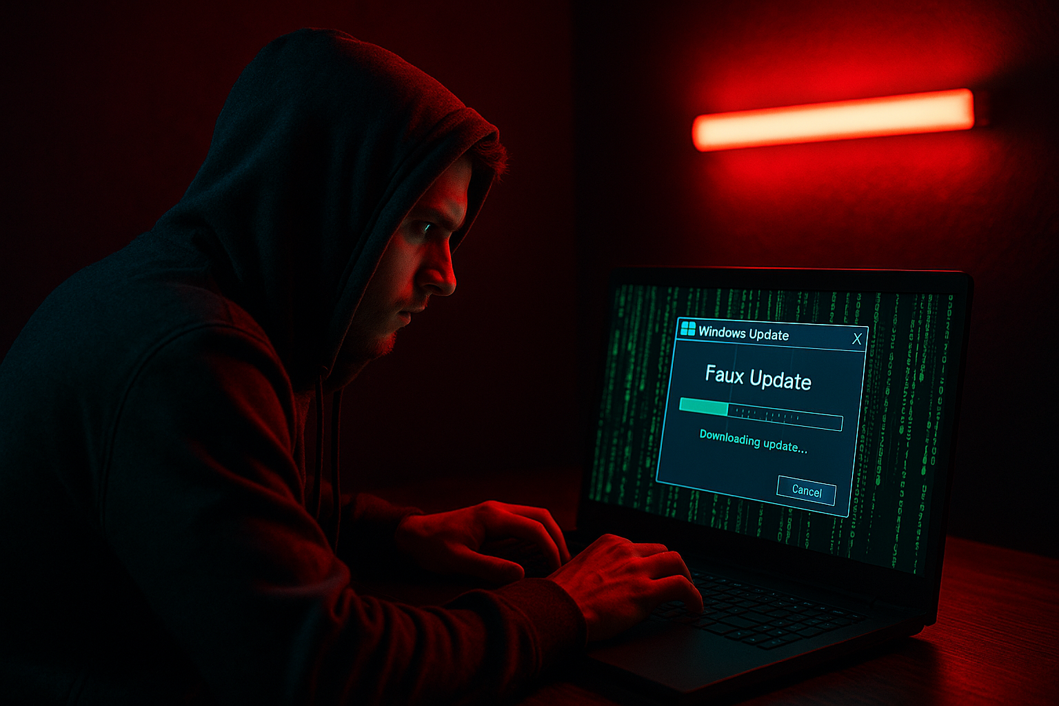 Фальшивый Центр обновлений Windows