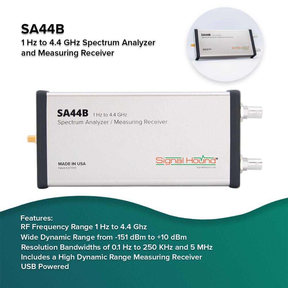 Signal Hound SA44B - Signal Hound: Бюджетные КИП