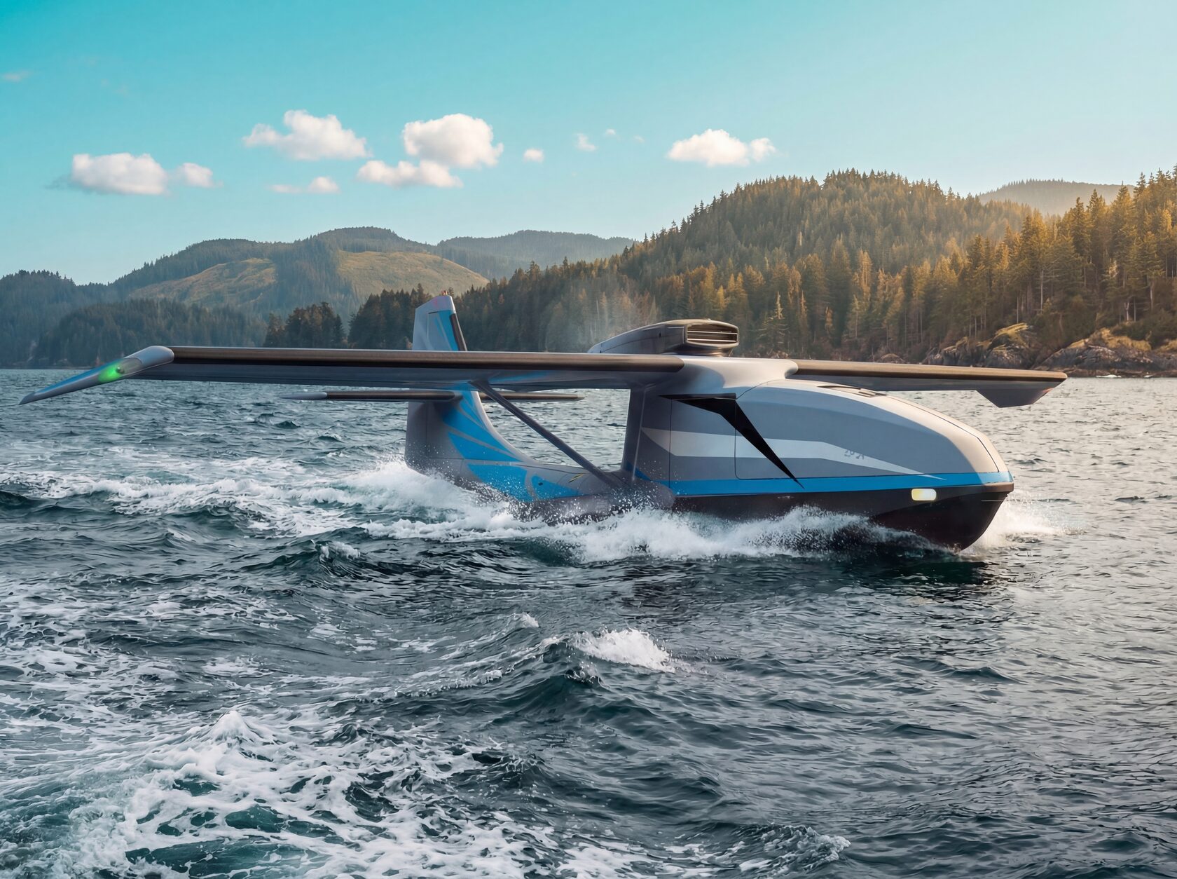 BVS Meridian — water landing