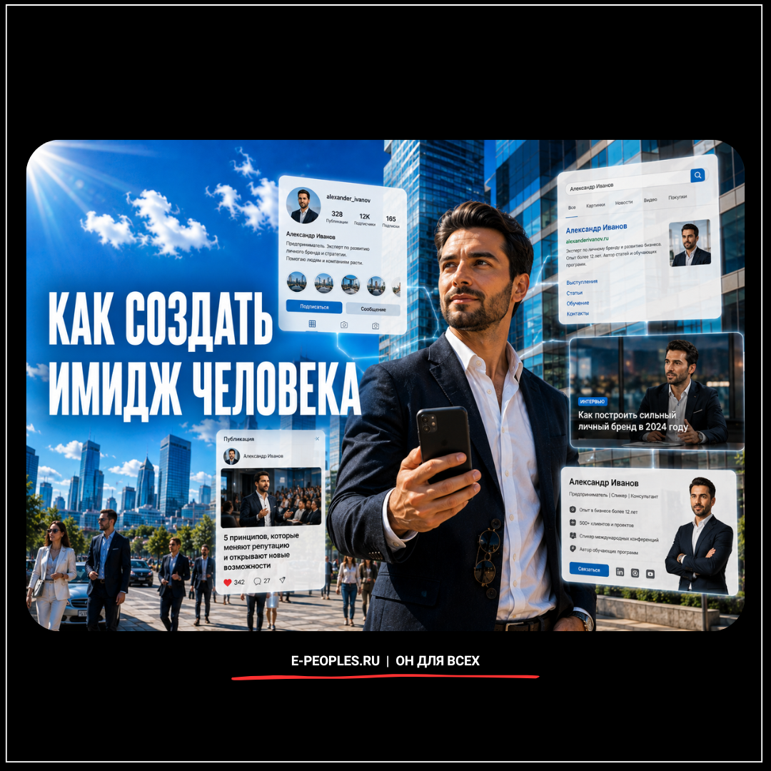 Как создать имидж человека