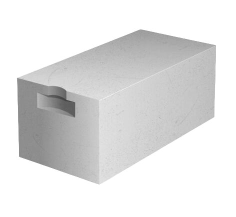 Блок стеновой газобетонный гладкий