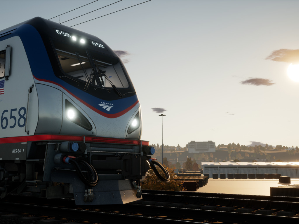 поезд состав закат железная дорога путь