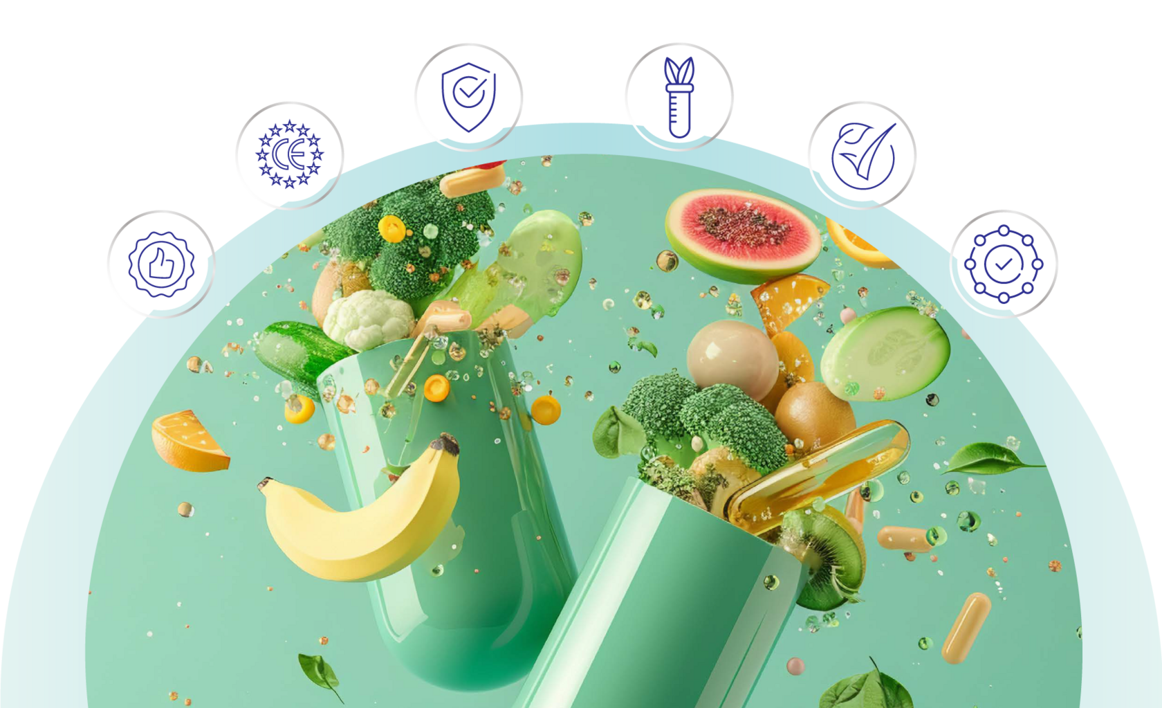 Натуральные растительные экстракты, витамины и минералы. Косметическая ...