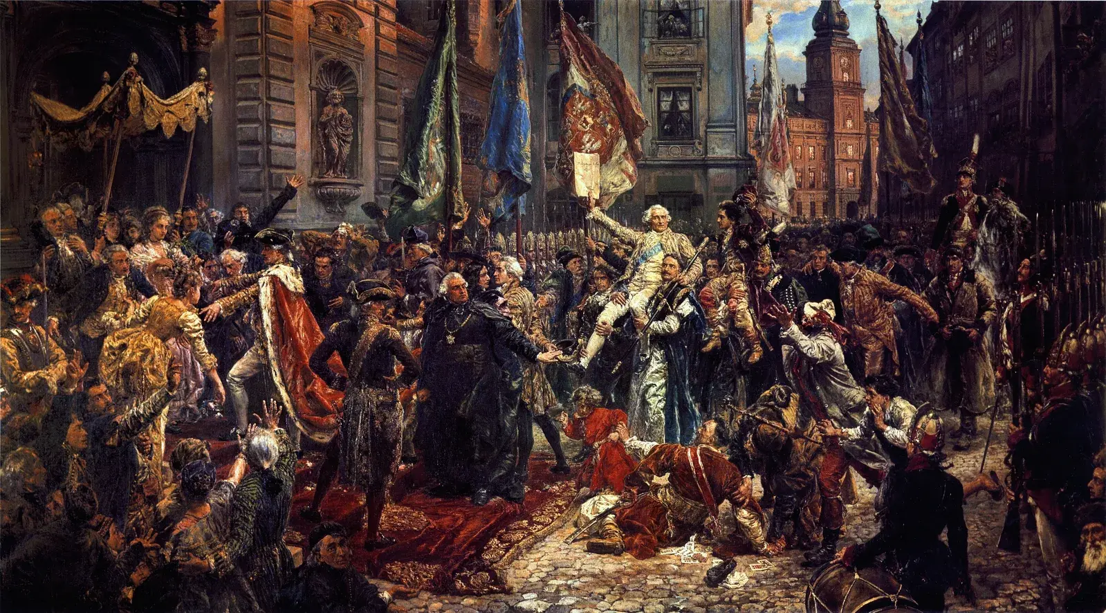 Картина Яна Матейко Конституция 3 мая 1791 года, историческое событие 3 мая.