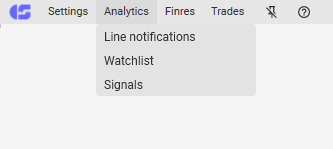 CScalp trading platform new design: New Analytics tab