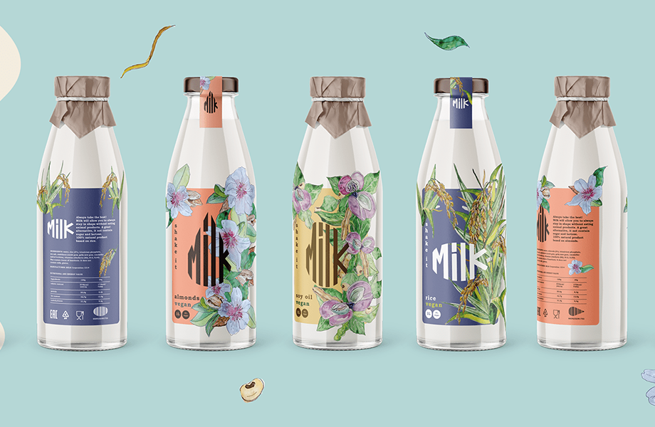 Портфолио студента - Дизайн упаковки молочной продукции