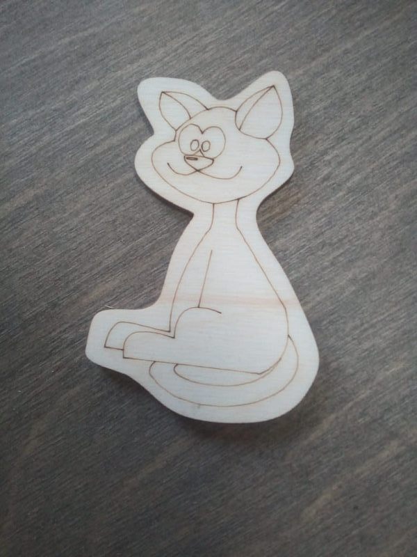 Пазл детский животные с фермы из фанеры