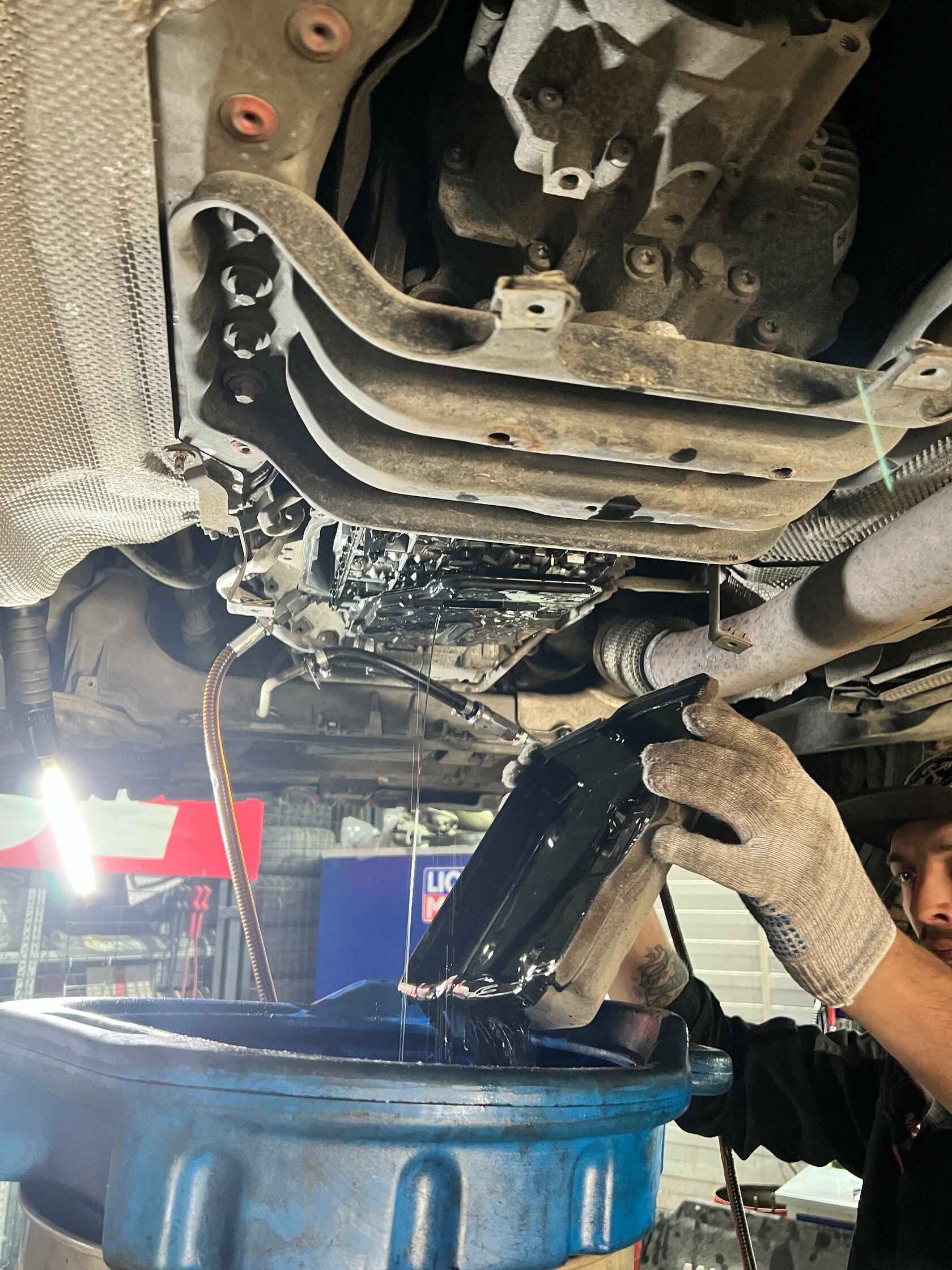 Снятый поддон АКПП Mercedes 722.9