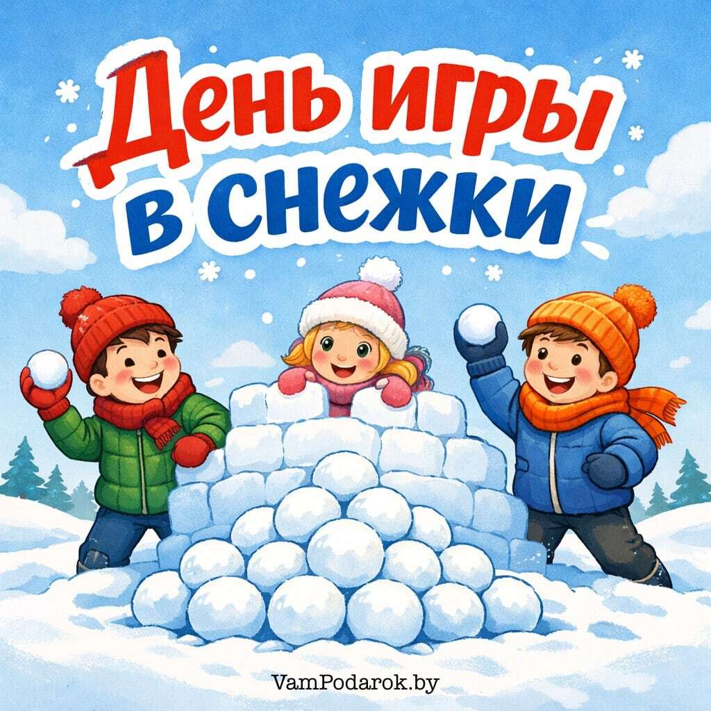 День игры в снежки